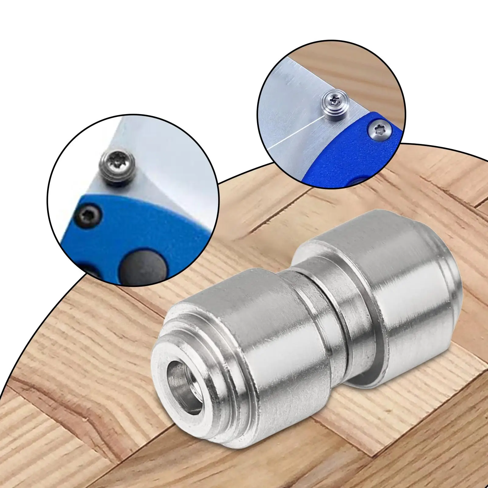 Titanium Alloy Thumb Knobs for Folding Pocket Knives Replacement Studs Blade Screws Easy Fit Knife Spare Parts Accessories