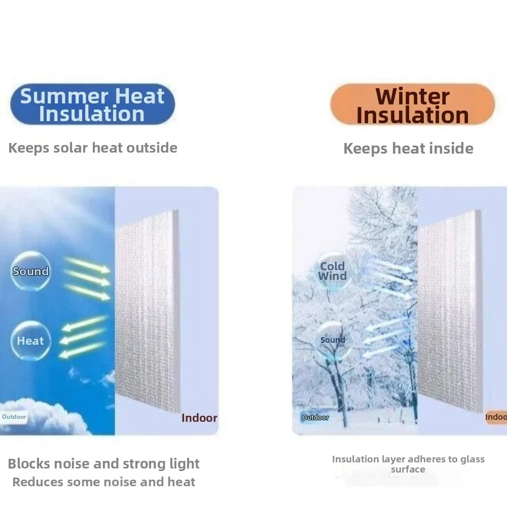 Self-adhesive Roof Insulation Film Anti UV Heat Insulation Full Blackout Film Light Blocking Aluminum Foil