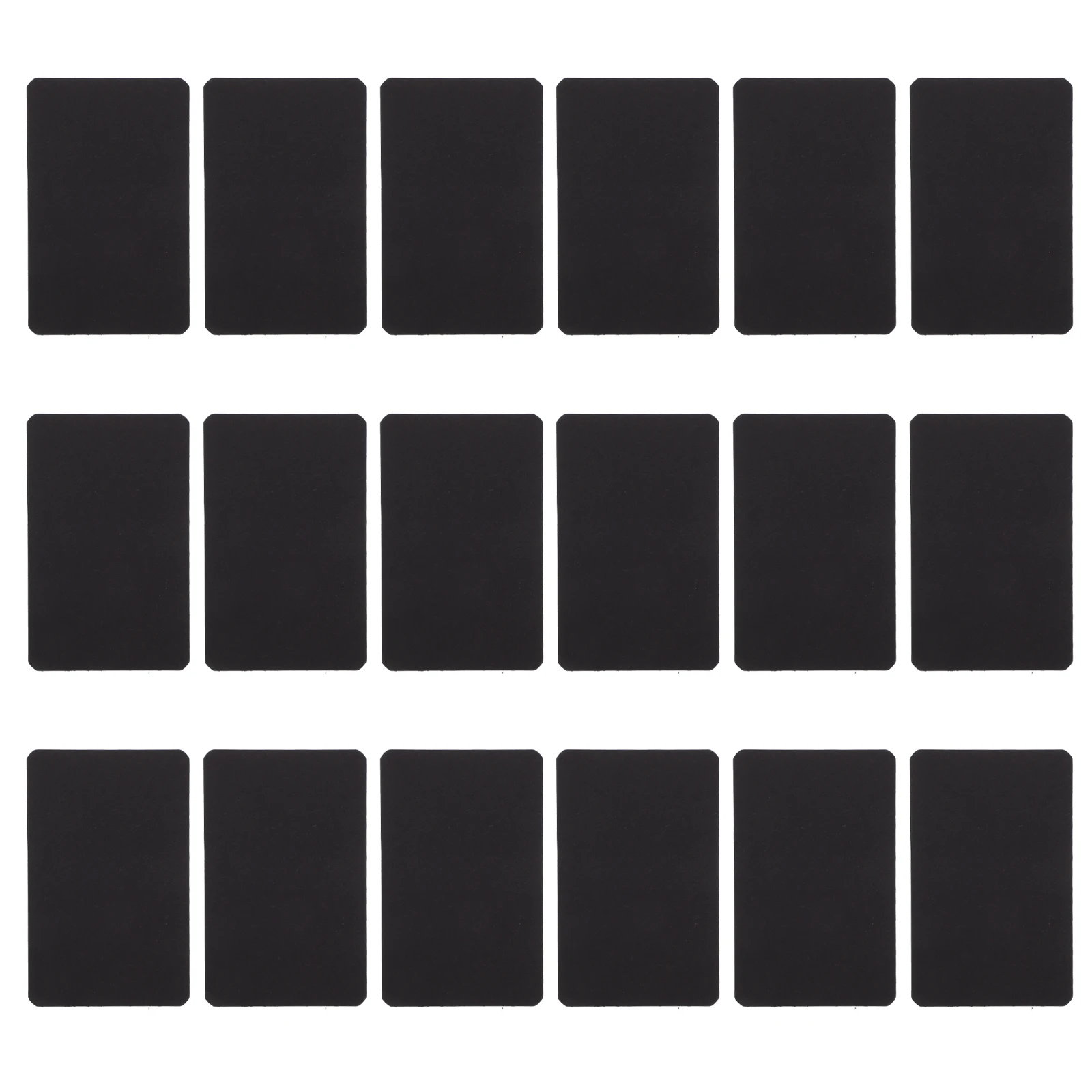 

200pcs Blank Cards Double Side Pure Black Mini Postcards for Graffiti Hand Painted Student Accessory Storage Gift