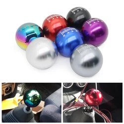 6 speed Universal Neo Chrome Manual Automatic Spherical Round 50MM Gear Shift Knob For Honda/TOYOTA/MAZDA GSK04