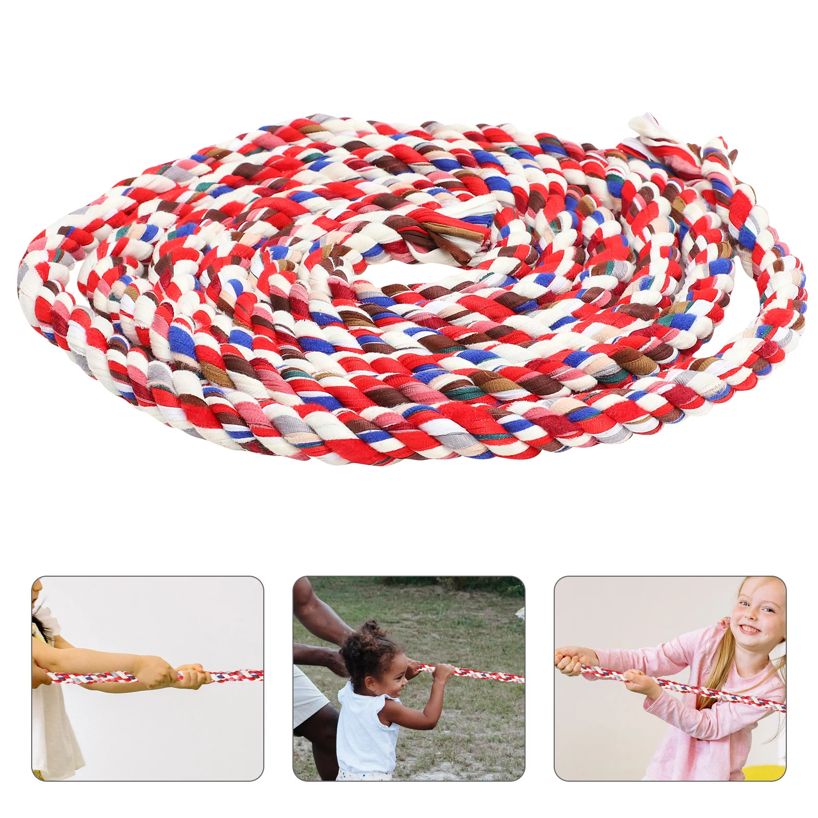 Tug of War Rope Game Pulling Party Portable Practical Twisted Sports Wear-resistant Competition Toys