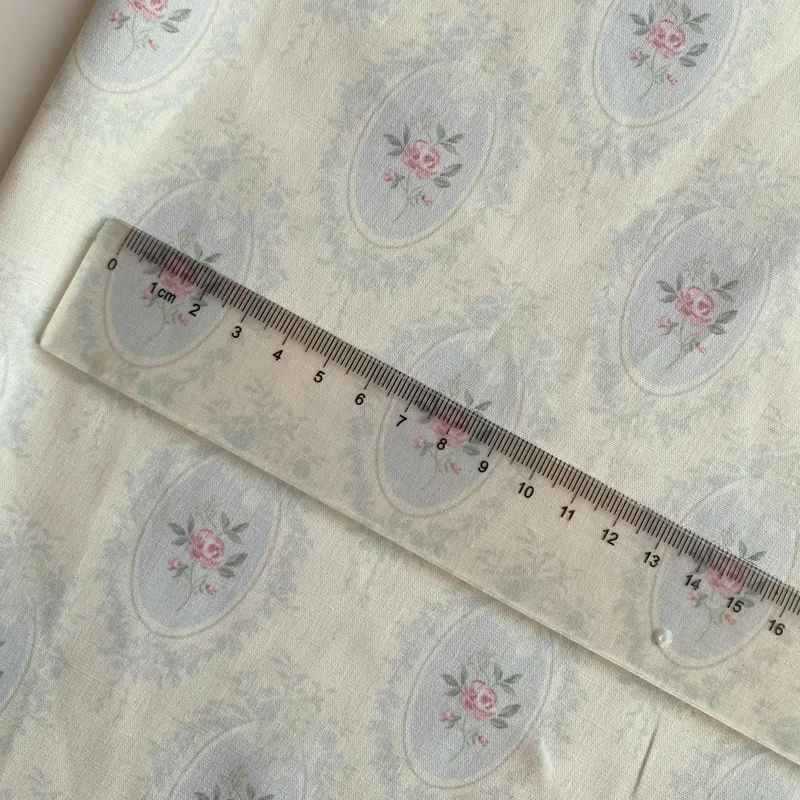 145 سنتيمتر * 50 سنتيمتر نسيج القطن رقيقة الزهور الصغيرة مناسبة للوسائد اليدوية فساتين ذاتية الصنع عقال الأقمشة #6
