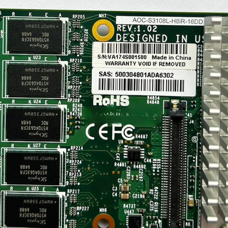 AOC-S3108L-H8IR-16DD 12GB 2GB Cache RAID Card 9361-8I Array Card FOR Server PC Workstation Industrial Control Equipment