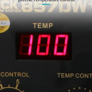 857DW + BGA 580W Fast Rework Station, Heißluftpistole, Schweißstation mit Heizung, SMD -Feststellungsstation, PCB -Telefonplatte, PCB -Reparatur 12 Hauptverkäufe überarbeiten schnell - №6