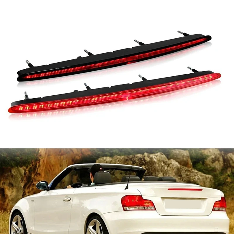 Car 3RD Third Brake Stop Light 7164978 For BMW 1 Series E82 E88 120I 128I 135I 2007-2013 High LED Rear Brake Signal Lamp Parts