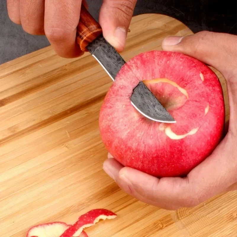 Utility Knife Slice Meat Fruit Steak Knife Plastic Handle Hand Forge Boning Butcher Barbecue Knife Camping Cooking Cleaver Tools view 3