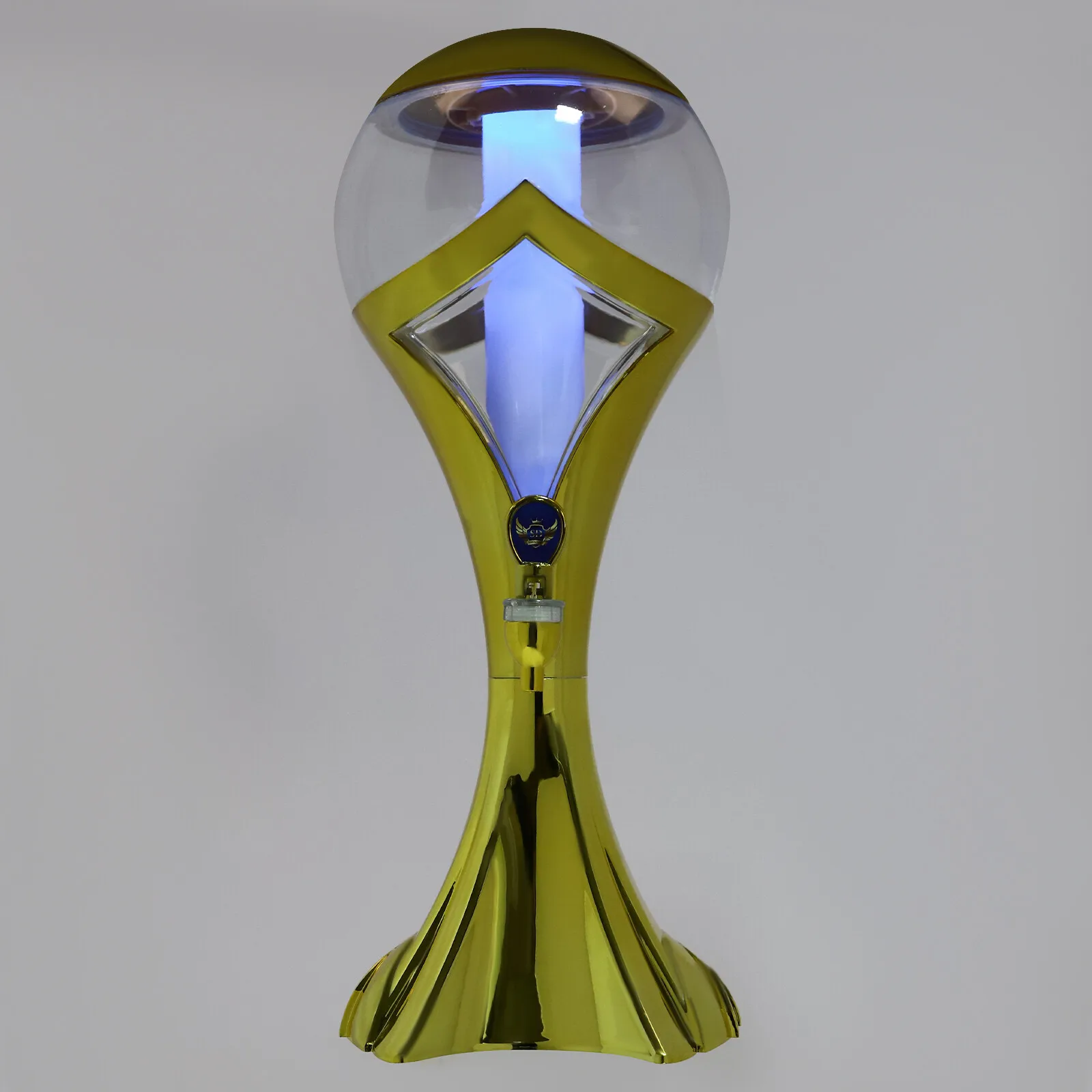 

101.5Oz Installation-Free Sphere Beverage Dispenser Portable Wine Dispenser With LED Light Ice Tub Parties Bars Buffet Tables