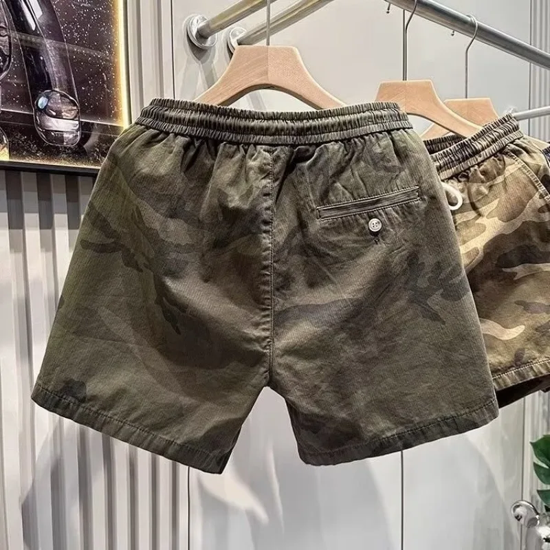 New Men\'s Camouflage Shorts Summer Sportswear Cargo Pants Basketball Shorts Men Clothing Gym Shorts Wear Resistant Non Fading