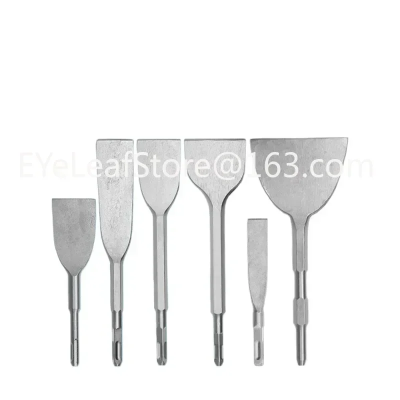 

1forElectric Hammer Pick Chisel Shovel Head Slotted Square Handle Indenting Hammer Ultra-Thin