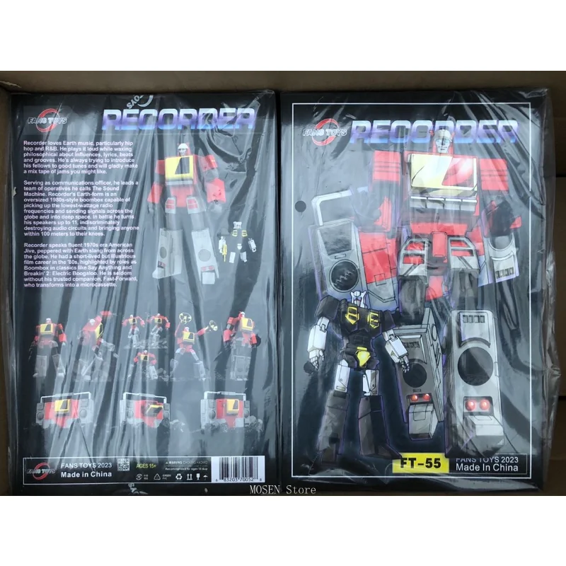 Fanstoys Deformation Toy FT-55 Recorder MP Ratio FT55 Blaster Robot Model