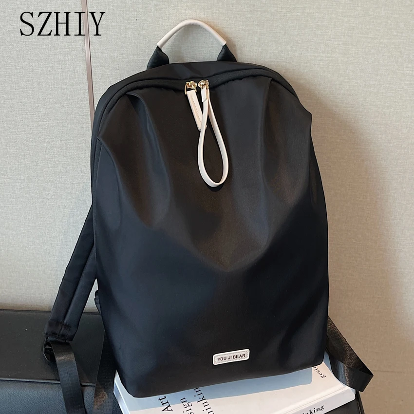 

Рюкзак большой емкости, женская дорожная сумка, модная дизайнерская водонепроницаемая мягкая спинка, подростковый студенческий рюкзак для ноутбука, большой Torebki