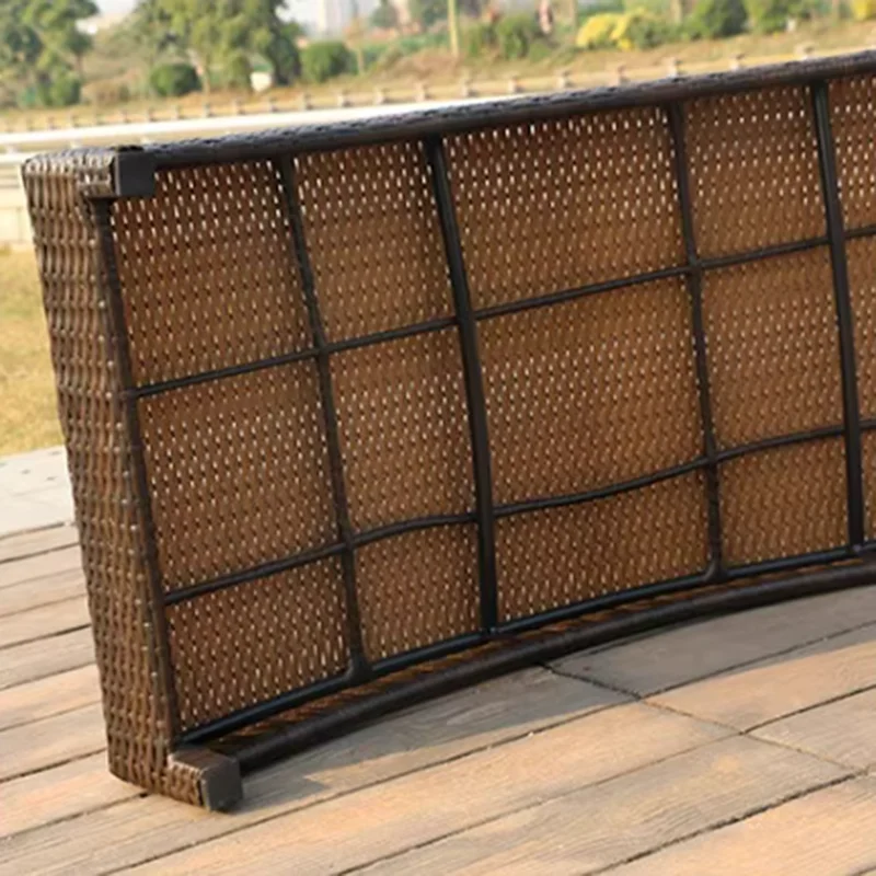 Rattan leve cadeira dobrável jardim praia piscina cadeira dobrável espreguiçadeira reclinável silla playa plegables móveis