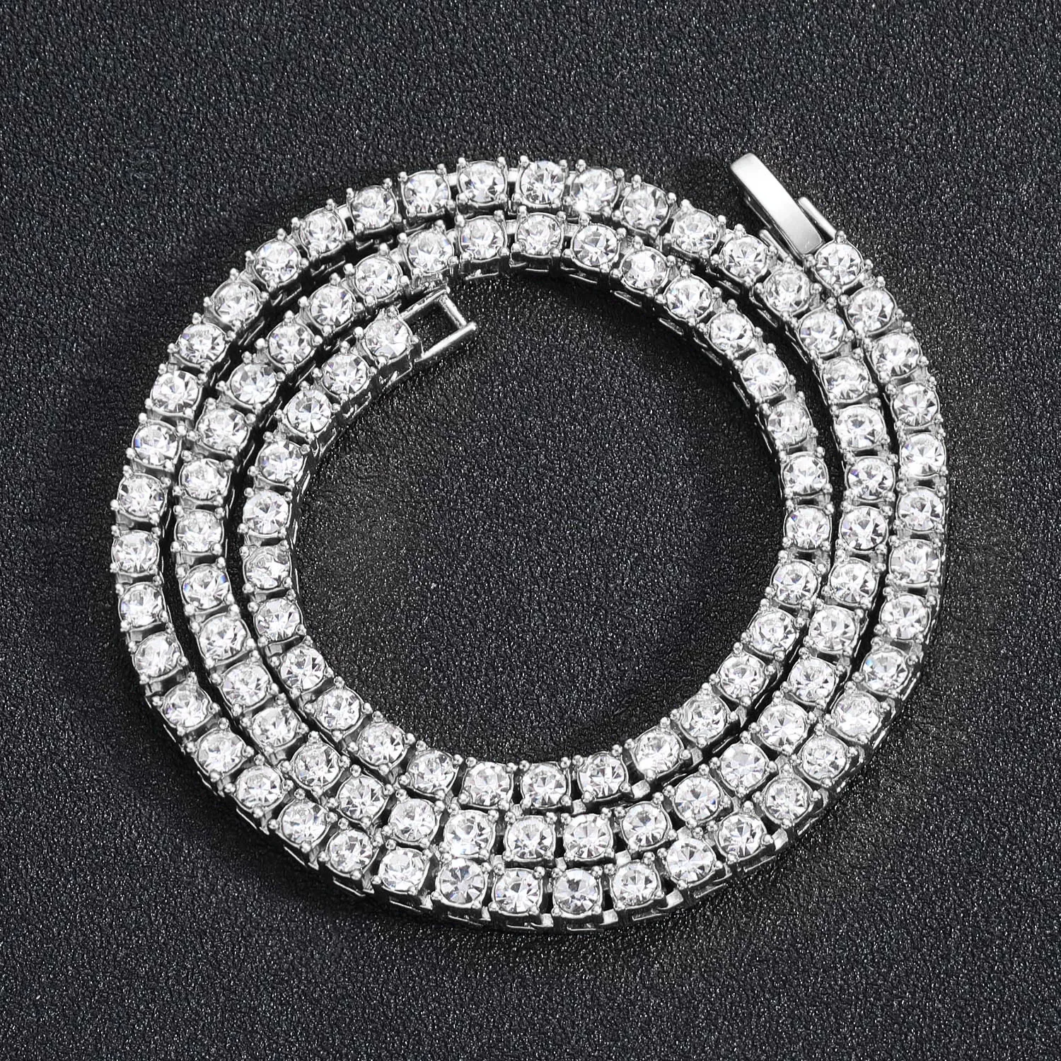 Tennis Bracelet Cubic - Chaîne de tennis Iced Out pour