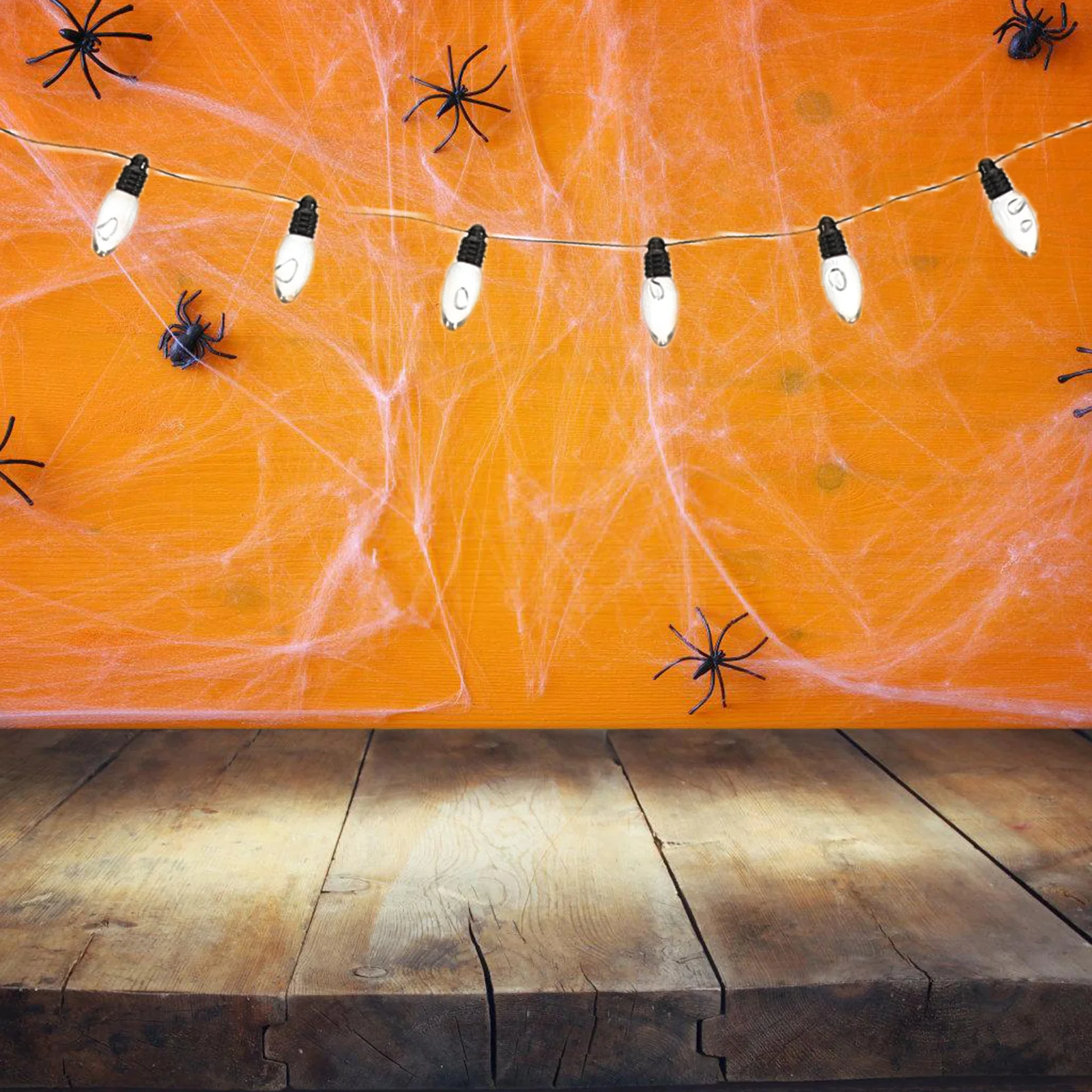 

2 Rolls Retro Mini Bulb Garland Vintage Party Holiday Decoration Beaded Garland for Fireplace Mantle Tree Table Decor