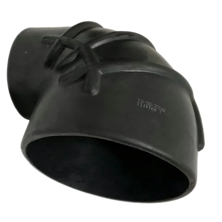 Construction Machinery Parts Intake Rubber Hose 90 Degree Elbow, Air Filter Connection Hose Suitable for K19/K38 Engines
