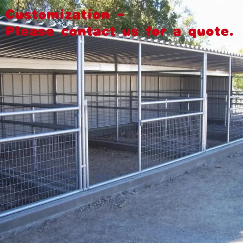 

на заказ.Современная портативная кормушка для лошадей в европейском стиле с металлическим каркасом и крышей.