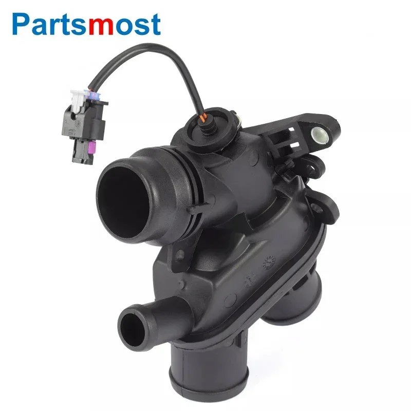 Carcasa de termostato automático de gasolina 3,0 V6 con Sensor para LR4 Range Rover RR Sport 14- New Discovery Velar LR 062498   LR LR 069809   LR LR 095895