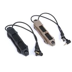 WADSN Tactical Pressure Remote Switch Dual Function Tail Button crane plug For PEQ15 DBAL-A2 Laser AR15 Airsoft M600flashLight