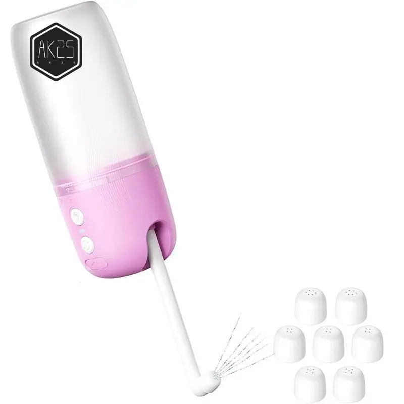 

Портативный биде AK25 для путешествий, перезаряжаемый через USB-C, электрический дорожный биде, переносная бутылка для послеродового ухода с 3 режимами давления