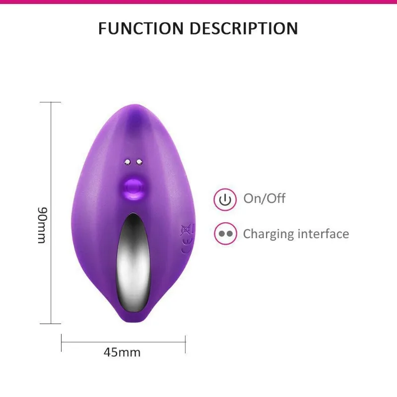 Wearable G-spot Vibrating Egg Clitoral Stimulator Invisible Quiet Panty Vibrator Wireless Remote Control Sex Toys for Women