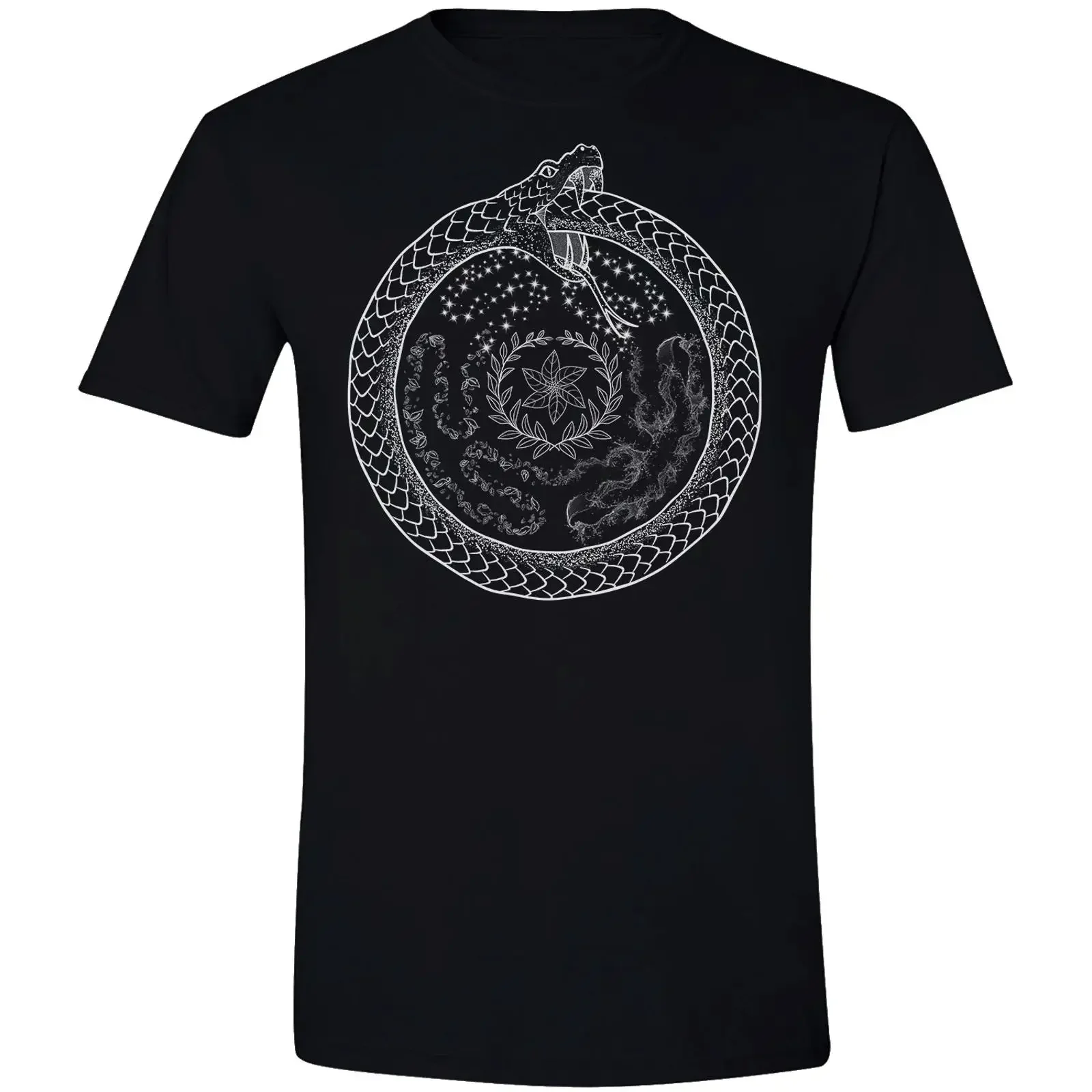 Hecate Wheel Ouroboros T Shirt Witchcraft Wiccan Pagan Clothing Hekate vintage Washed Comfortable graphic Unisex streetwear