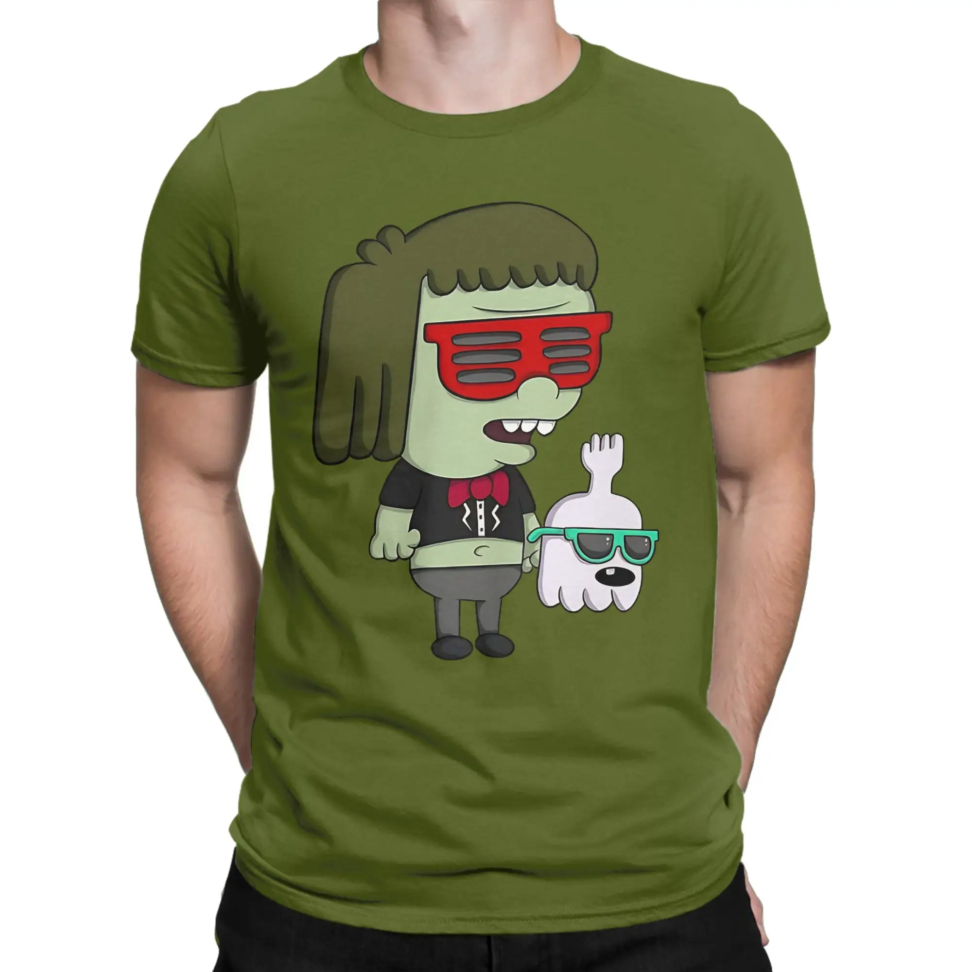 Priting muscle man Tshirts Men Cotton Short Sleeve Regulars Show O-neck Summer TopsTops
