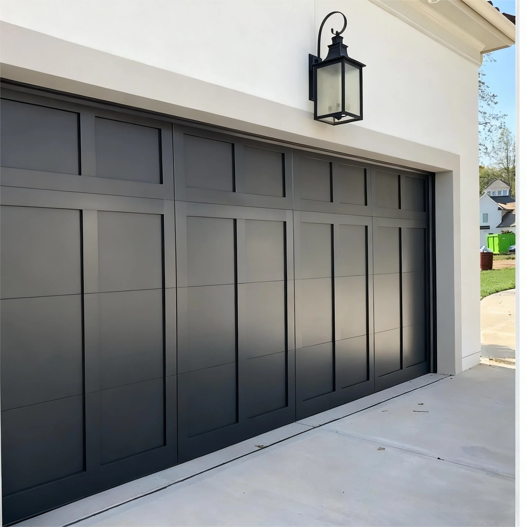 باب مرآب من سبائك الألومنيوم عالي الجودة من EdgyDoor لساحات الفيلا #3