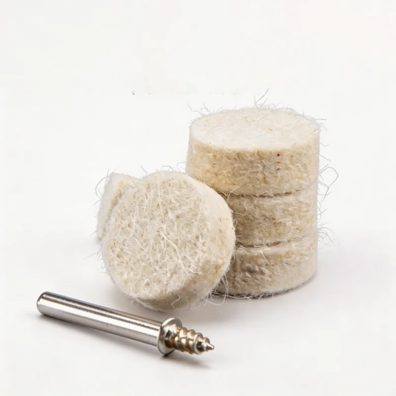 Jewelry Polishing Tools Wool Polishing Wheel Kit Reduces Slippage Consistent Polishing Results For Rotary Tool 2.35mm
