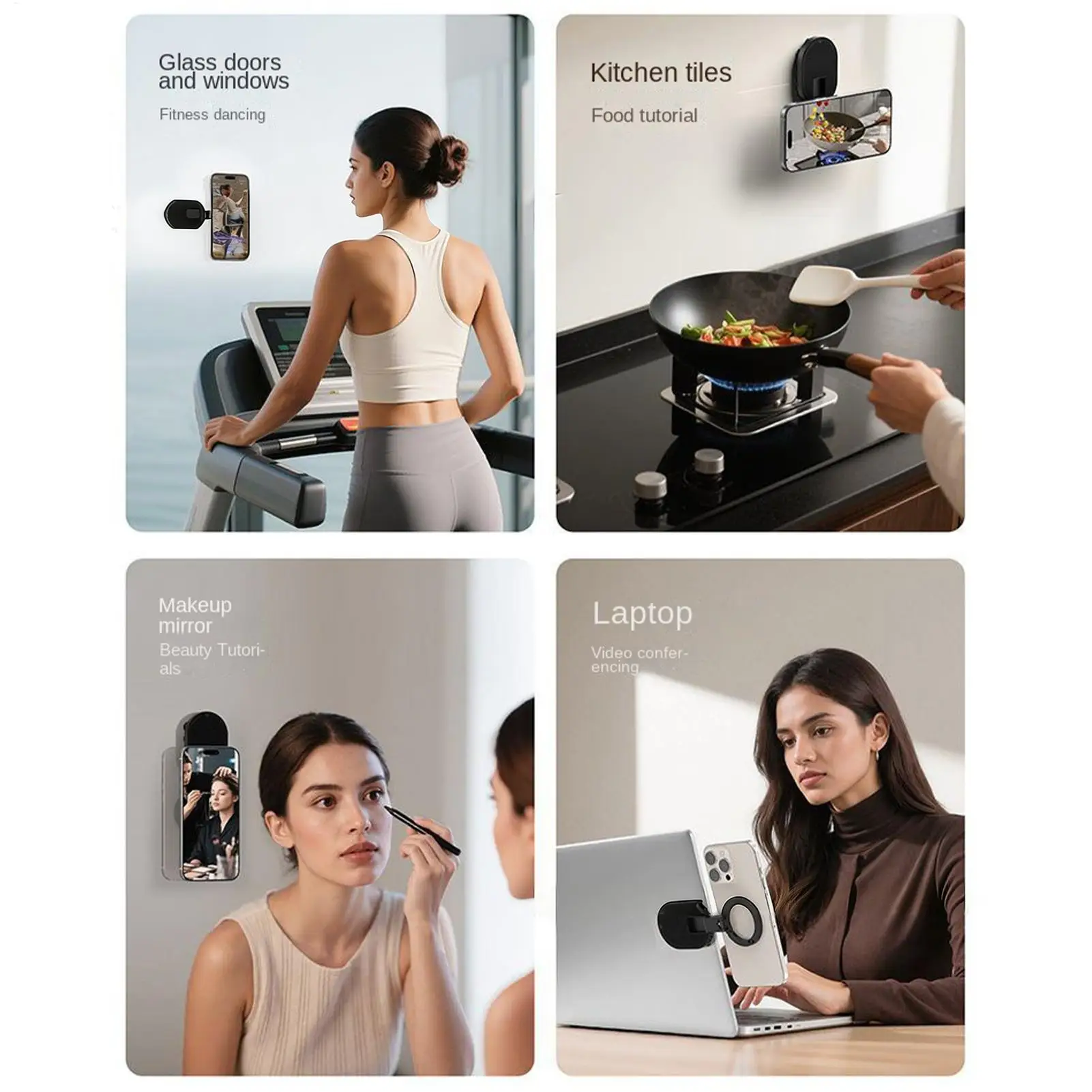 Supporto magnetico per telefono da auto orientabile a 360 gradi_voghion.com
