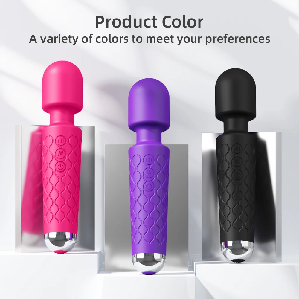 Powerful Automatic Dildo Vibrators 20 Speeds Powerful Gun Sex Machine Magic Wand USB G Spot Masturbator Adult Sex Toys For Women