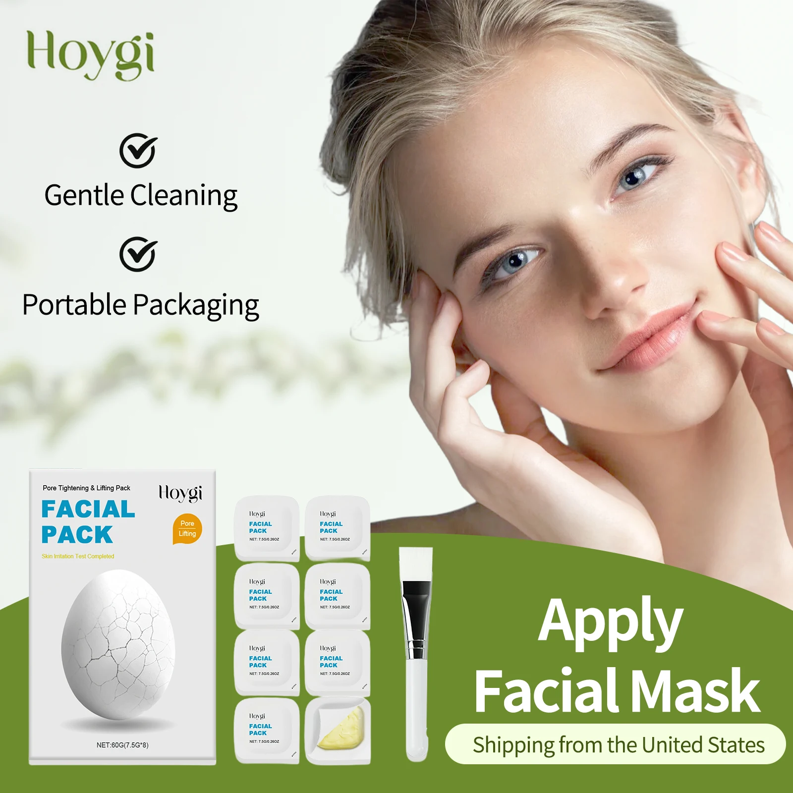 

Pore Tightening Mask Blackhead Remover Shrink Pores Oil Control Deep Cleaning Brightening Fade Dark Spot Moisturizing Face Mask