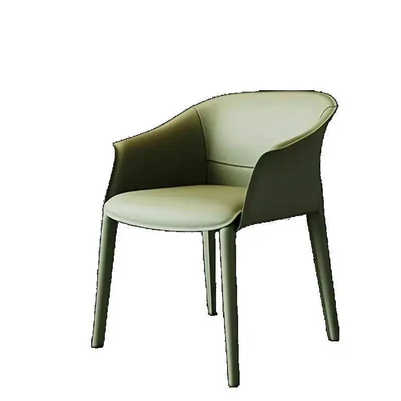 كراسي طعام حديثة مريحة فاخرة منجدة كراسي طعام خارجية جميلة تصميم كراسي أوروبية عصرية أثاث منزلي #6