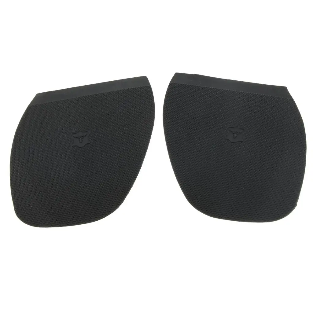 2pcs Men's Women's Rubber Half Soles Taps Heel Pads Nonslip DIY Shoe Repair