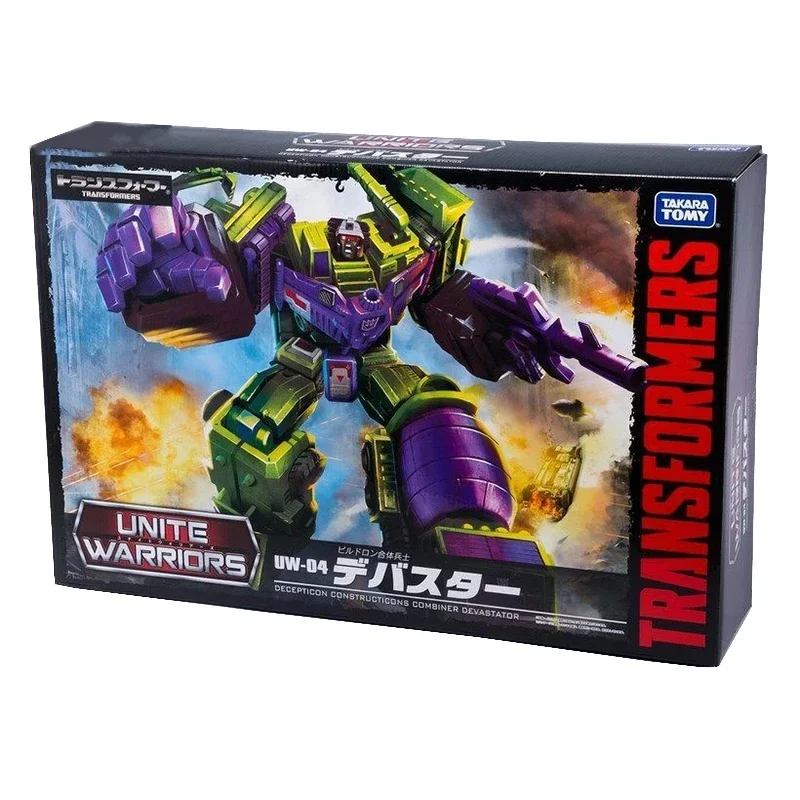 Original Takara Tomy Transformers Uw-04 Devastator Action Figure Free Shipping Hobby Collect Birthday Present Model Toys Anime