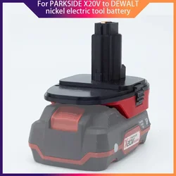 Convertisseur de batterie au lithium-ion pour outil électrique, accessoires pour outils électriques, Lidl Parkside X20V, DeWalt Nickel