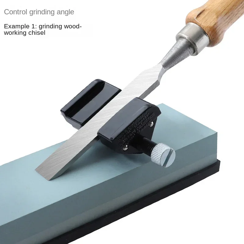 Chisel Honing Angle Guide Carbon Steel Sharpener Knife Sharpener Blade for Wood Chisel Projection Sharpener Jig Roller Whetstone