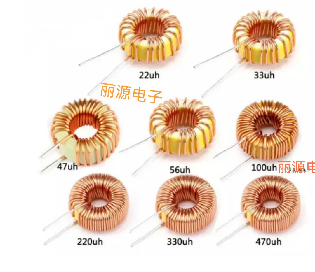 5PCS 5026  Toroid Core Inductor  Winding Magnetic Inductance 10UH 15UH 22UH 33UH 47UH 68UH  100UH 220UH 330UH 470UH