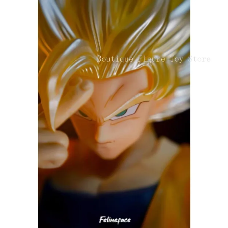 متوفر في المخزون DKO لعبة دراغون بول سوبر سايان سون جوكو SSJ2 رئيس نحت أنيمي عمل نموذج لجسم لعبة هدية