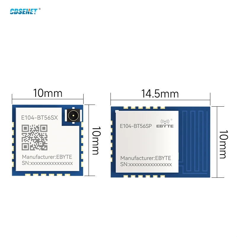 BLE5.3 Low Power Module CDSENET E104-BT56SP 1 Master 8 Slaves OTA Parameter Configuration iBeacon Broadcasting Long Distance