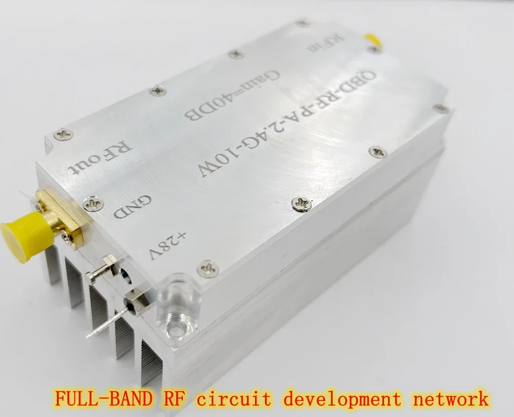 QBF-RF-PA-2.4G-10W RF Power Amplifier 40dBm-10W CGH40010F Unidirectional Power Amplifier