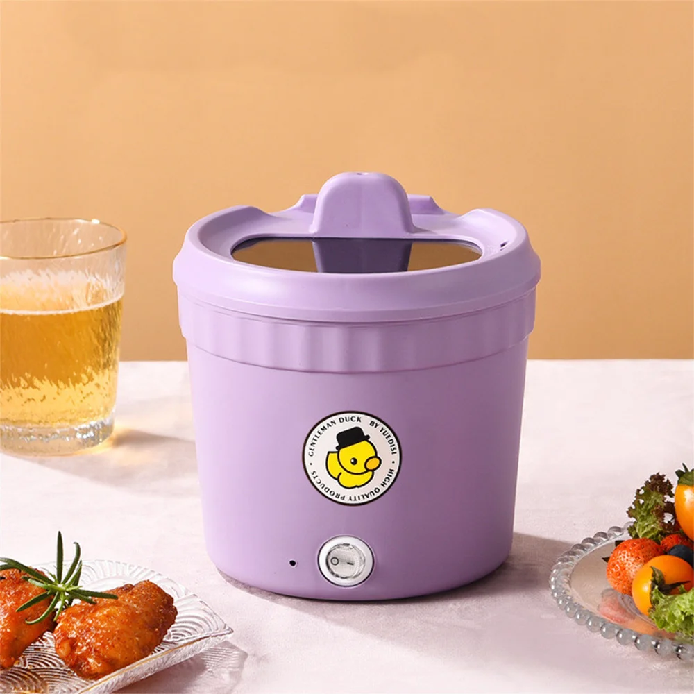 Mini Electric Cooking Machine Hot Pot Non-stick Cooking 1-2 People Single Household Pan Multifunction Electric Cooker for Home