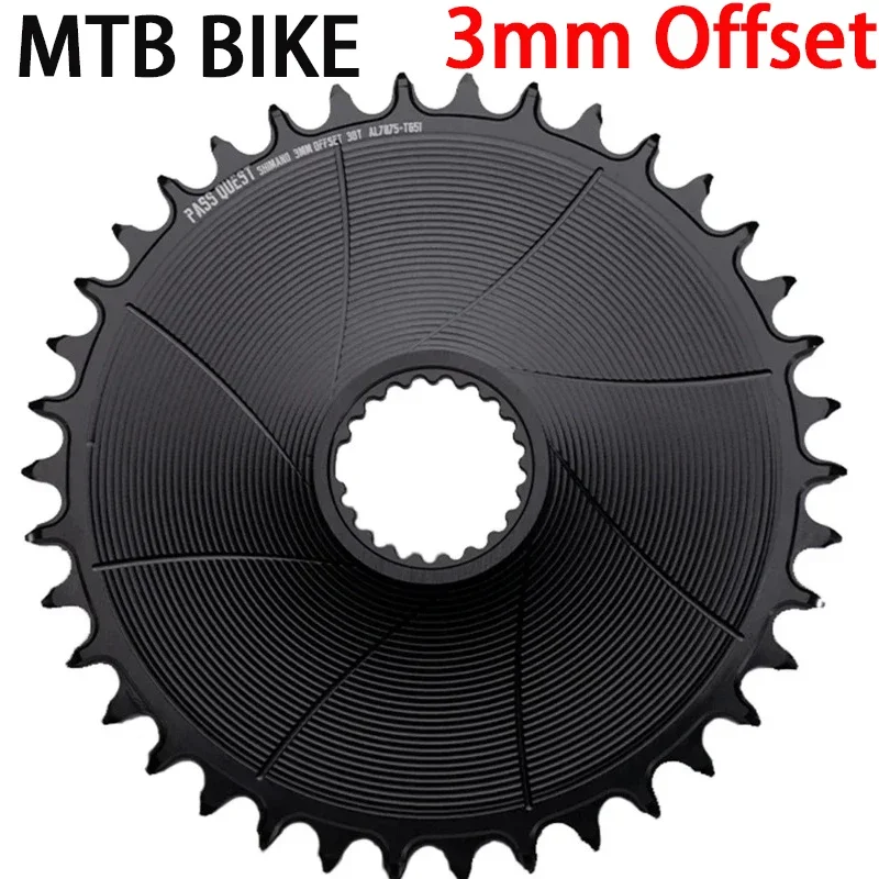 3mm Offest for M6100 M7100 M8100 M9100 Crankset BOOST Direct Mount AERO MTB Round Narrow Wide Chainring