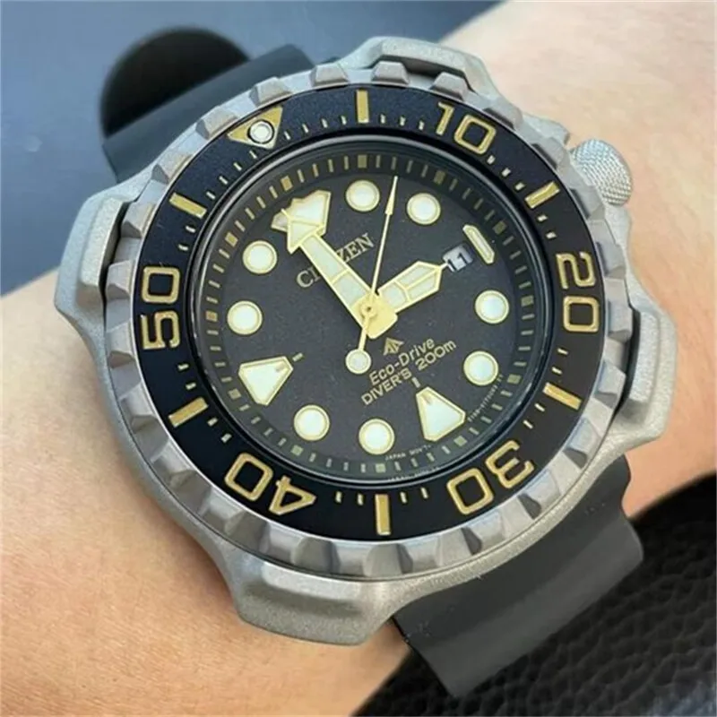 CITIZEN Japanese original men\'s watch Titanium Series Luminous 20Bar Waterproof Sports Watches BN0228-06W