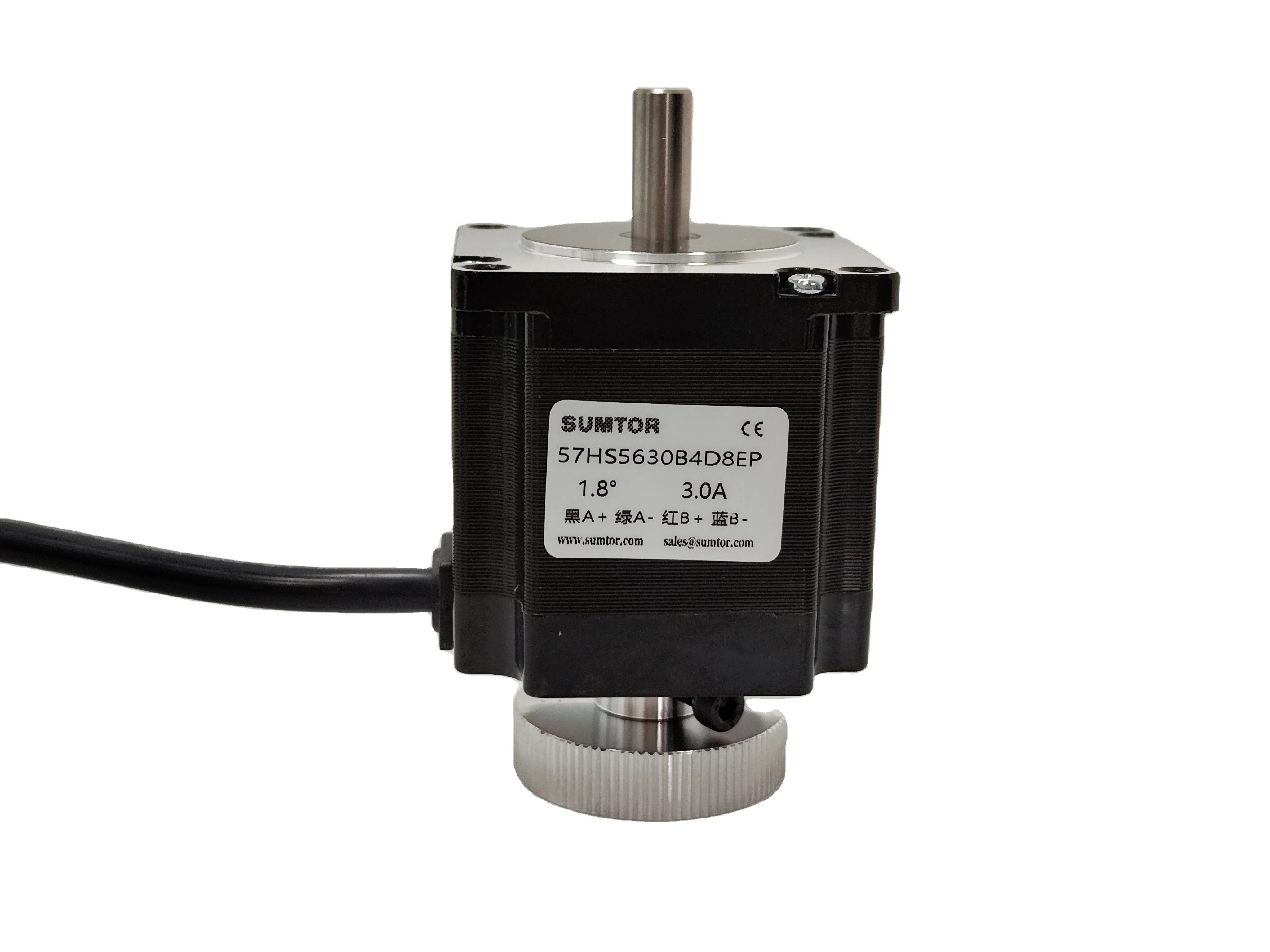 2PCS 56mm Length Nema 23 SUMTOR 4 Wires 57 Stepper Motor And Handwheel For Industrial Sewing Machine