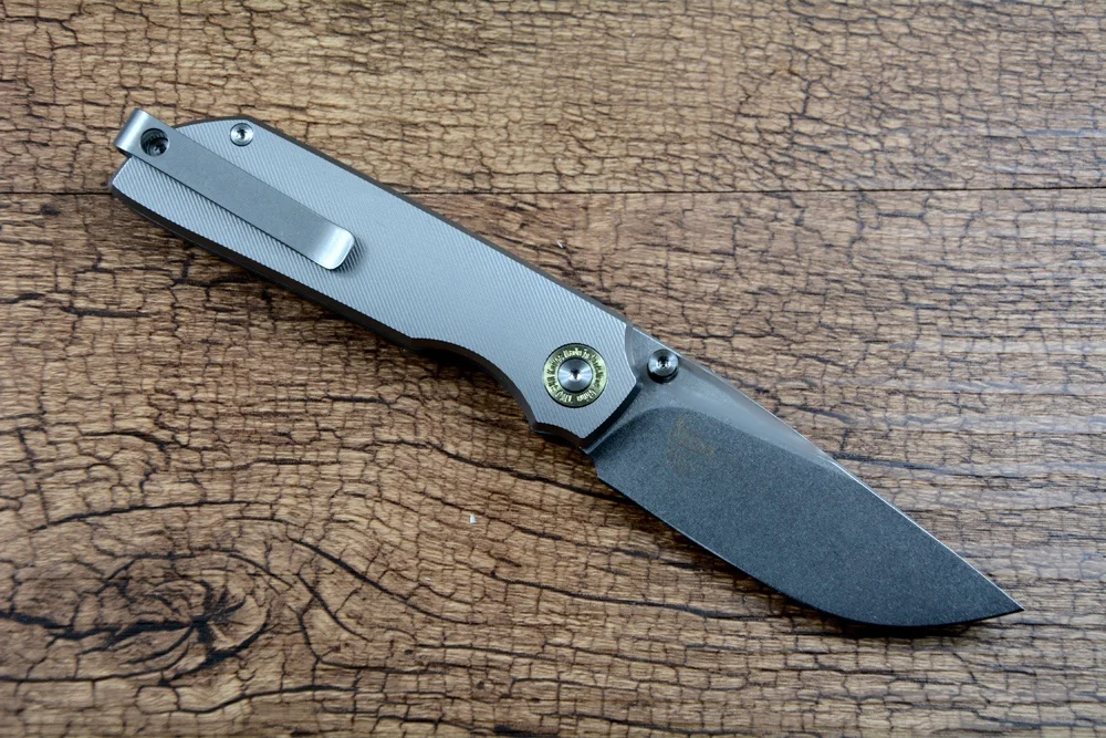 TWOSUN TS588 Folding Knife K110 Blade Ceramic Ball Bearing Washer TC4 Titanium Handle Outdoor Camping Hunting Pocket Knife EDC