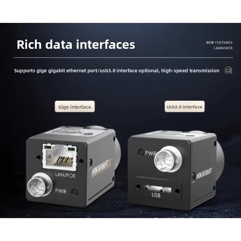 Hot Selling  Hikvision Industrial Camera 400000 Pixel High Frame Rate MV-CS004-10GM/GC/UM/UC Network Port Area Array Global