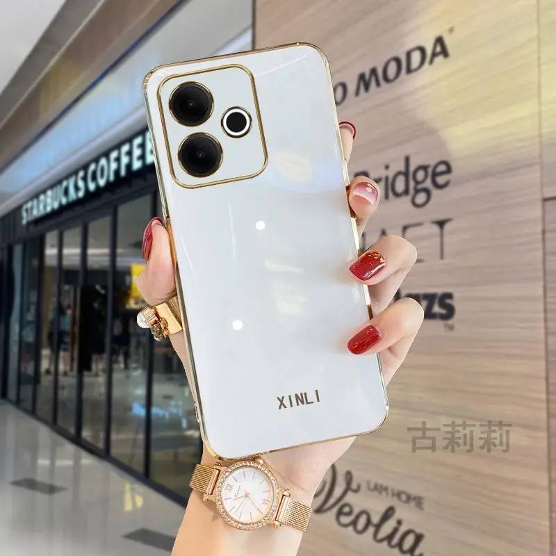 

For Realme GT 7/GT 7T/GT7 PRO Case Luxury Electroplated Silicone Skin-friendly TPU Cover For Realme GT 7 T PRO Shockproof Fudna