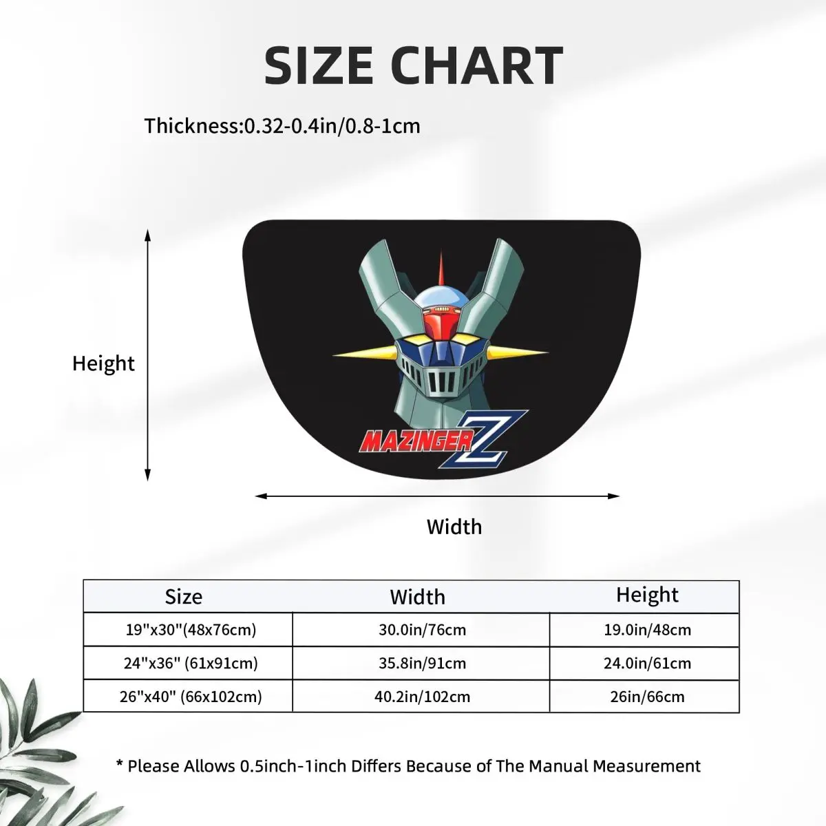 Mazinger Z Goldorak Actarus Grendizer Mask Soft Half Round Doormat Non Slip Bathroom Mat Absorbent Floor Carpet for Living Room