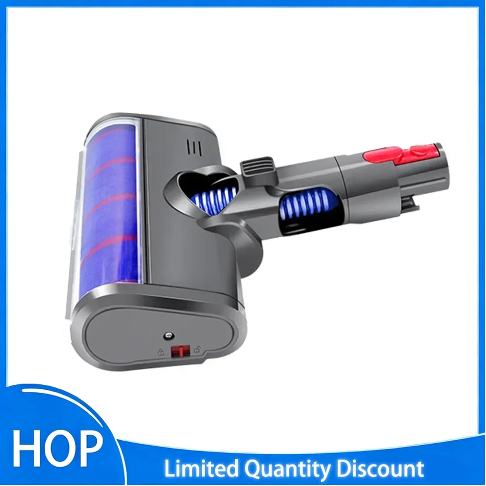 Motorized Floor Brush Head Tool For Dyson V6 DC58 DC59 DC61 DC62 Vacuum Cleaner Soft Sweeper Roller Head Floor Brush Accessories