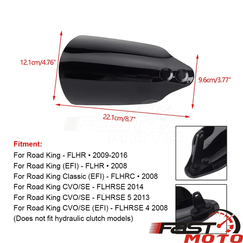 Shade Hand Guard Motorcycle Handguards Shield Cover Protection For Road King CVO/SE (EFI) FLHRSE 4 Classic EFI FLHRC FLHR 2008